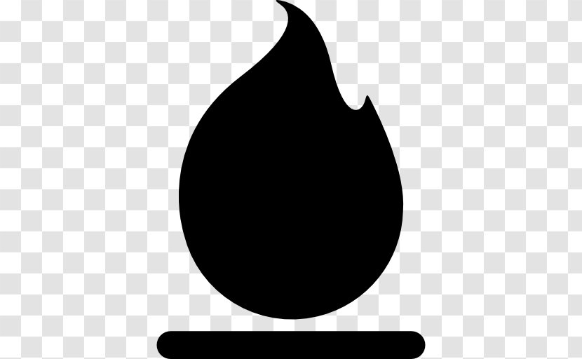 Flame Fire Symbol - Crescent Transparent PNG