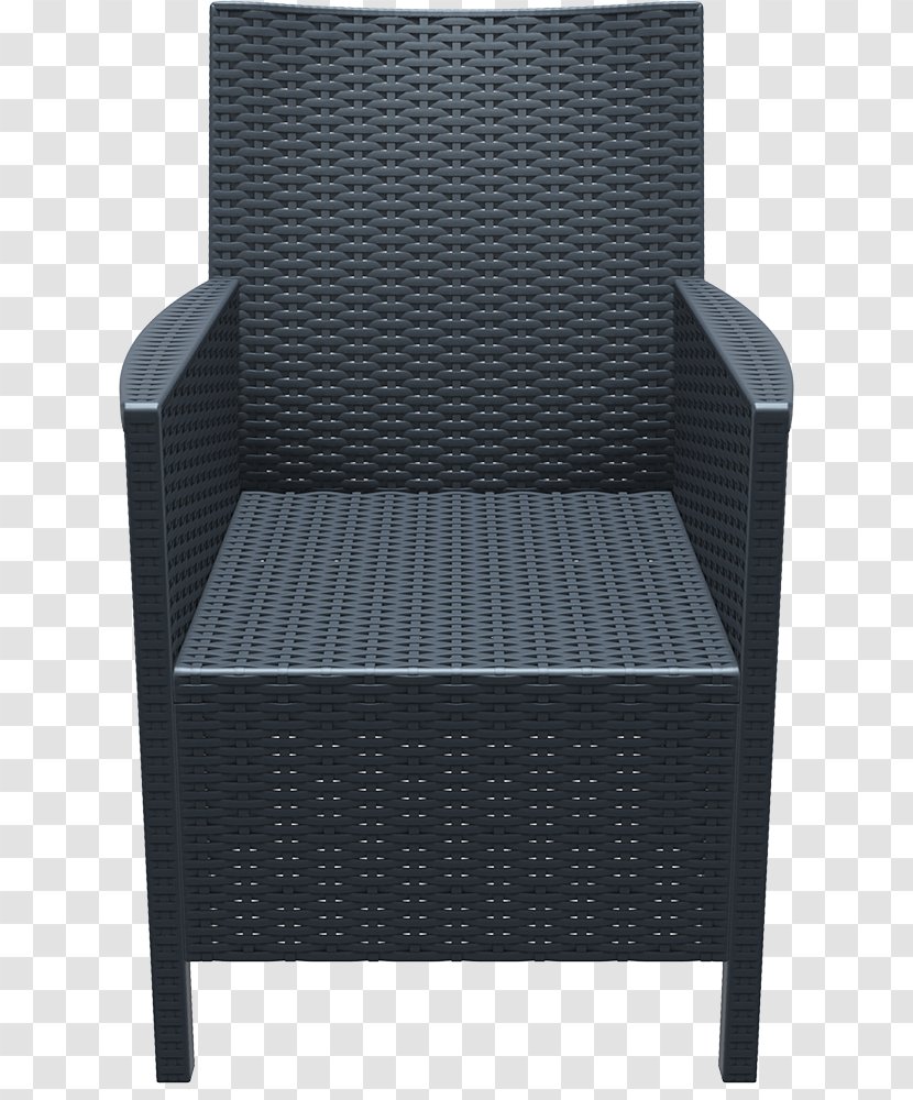 Club Chair Garden Furniture Wicker Transparent PNG