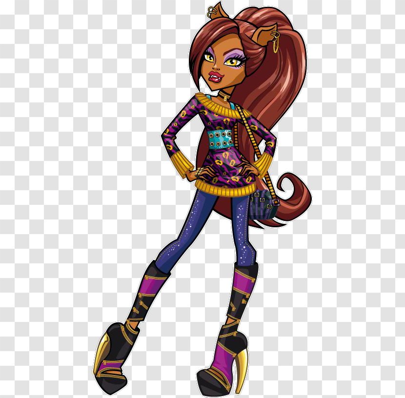Monster High Clawdeen Wolf Doll High: 13 Wishes - Art Transparent PNG