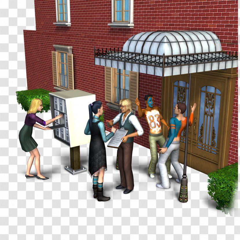 The Sims 2: Apartment Life University 3 Social SimCity - 2 - Electronic Arts Transparent PNG