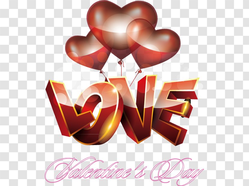 Love Valentines Day - Creative Valentine's Transparent PNG