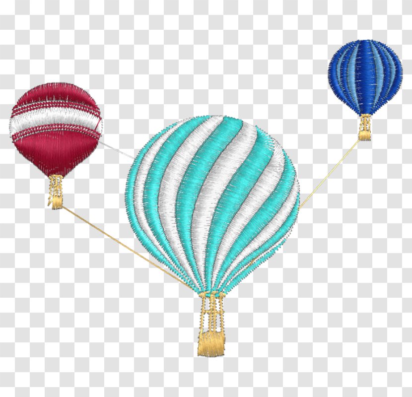 Hot Air Ballooning Embroidery Aixovar - Animaatio - Balloon Transparent PNG