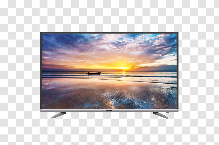 Smart TV Panasonic HD LED USB X 2 WIFI Black LED-backlit LCD High-definition Television 1080p - Display Device Transparent PNG