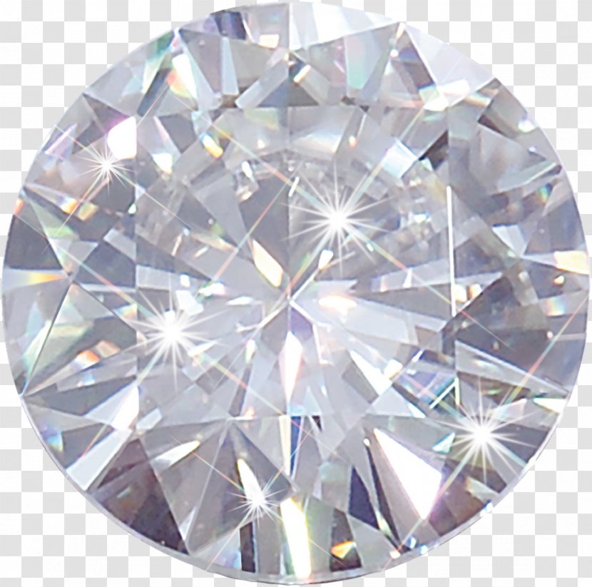 Moissanite Gemstone Diamond Brilliant Gemological Institute Of America - Birthstone Transparent PNG