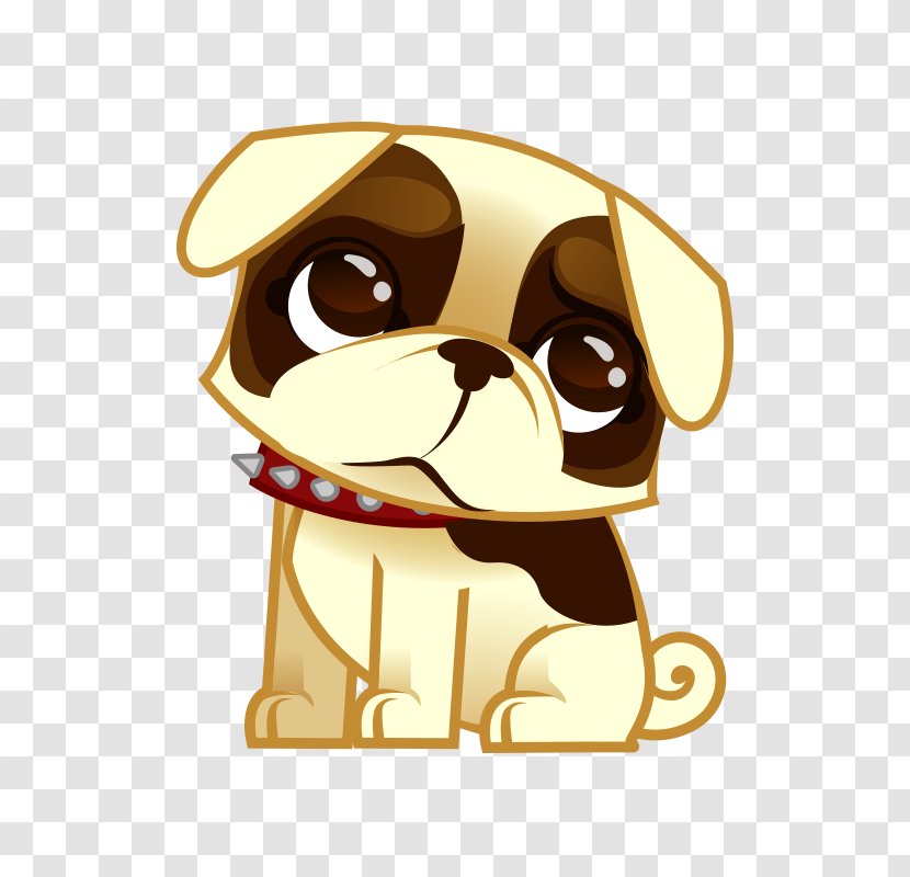 Puppy Pug Pet Animal Image - Cartoon - Shar Pei Dog Transparent PNG