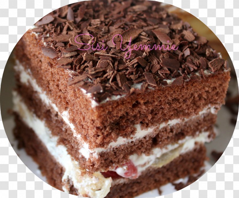 Sponge Cake Black Forest Gateau German Chocolate Sachertorte - Nigerian Food Transparent PNG