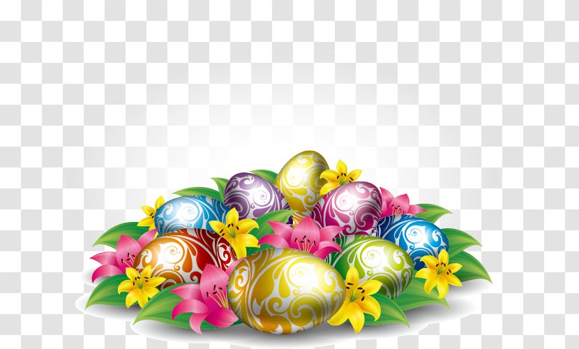 Easter Bunny Egg Clip Art - Decorating - Gorgeous Eggs Transparent PNG