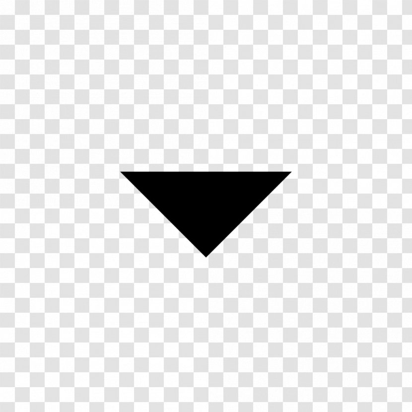Arrow Drop-down List Triangle - Symbol - Down Transparent PNG