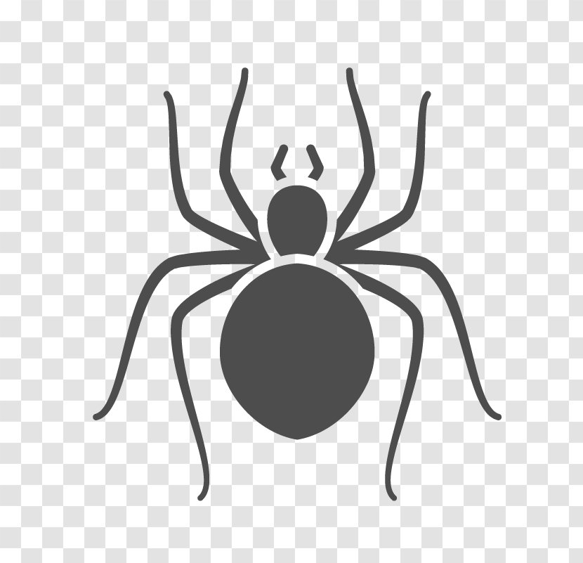 Cartoon Spider - Logo - Parasite Stencil Transparent PNG