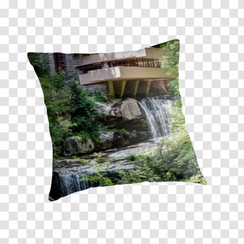 Cushion Throw Pillows Fallingwater - Pillow - Water Falling Transparent PNG