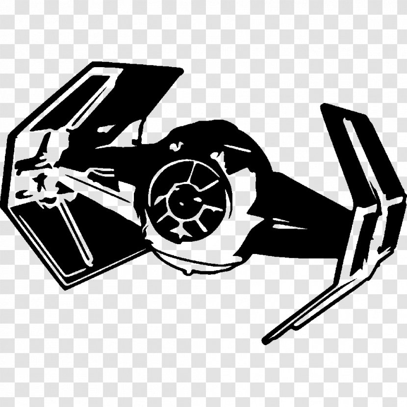 Anakin Skywalker Star Wars: TIE Fighter Wall Decal - Helicopter - Wars Transparent PNG