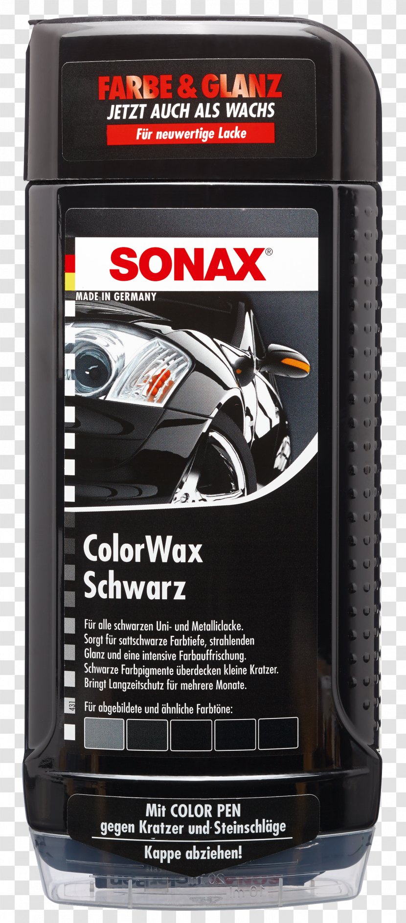 Car Sonax Wax Milliliter Black - Plastic Transparent PNG