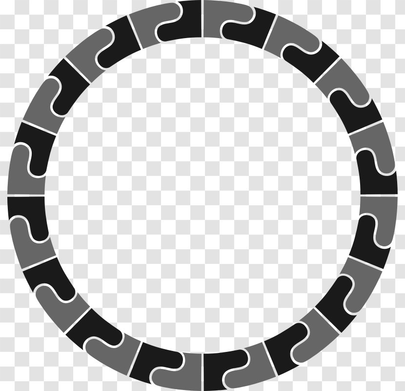 Rim Circle Wheel White Font Transparent PNG