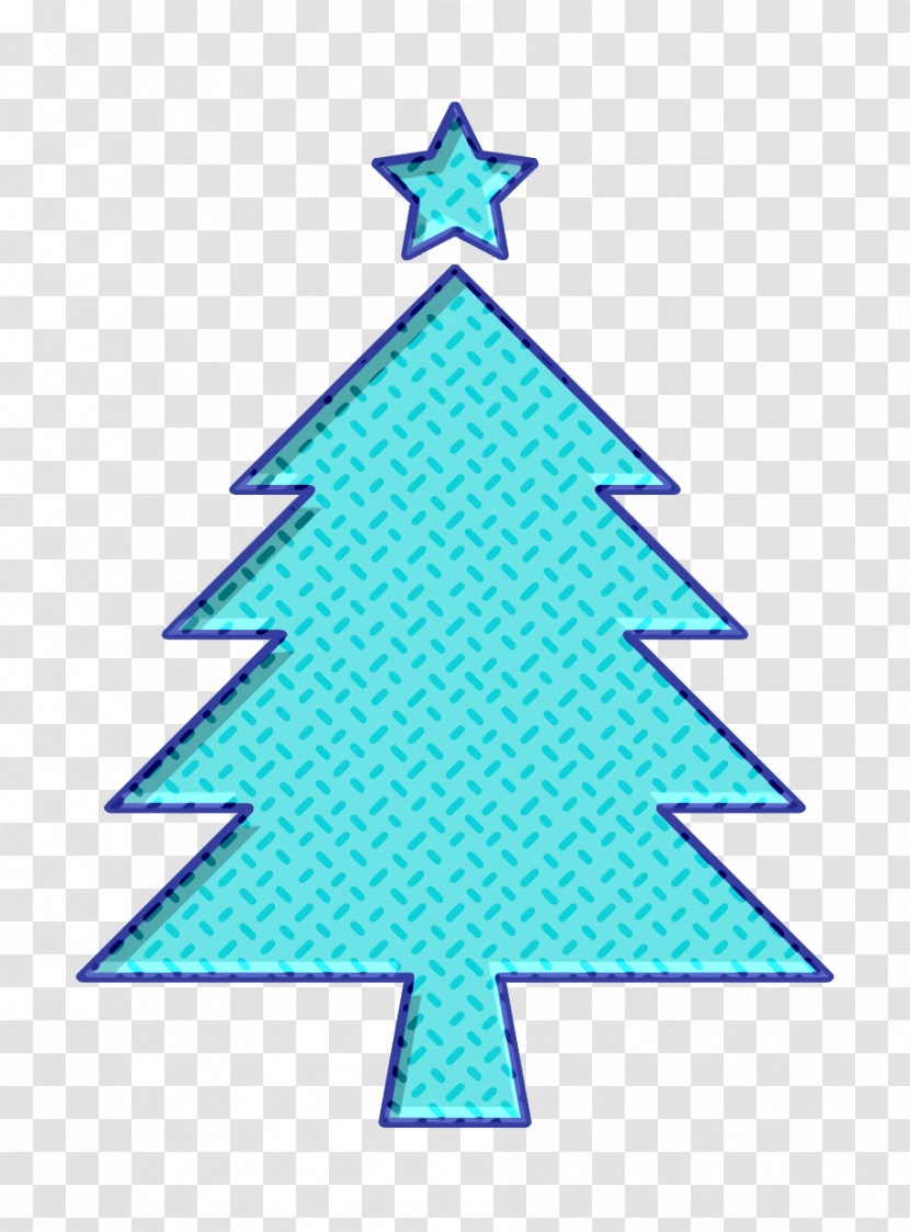 Christmas Icon Shapes Icon Christmas Tree With Star Icon Transparent PNG