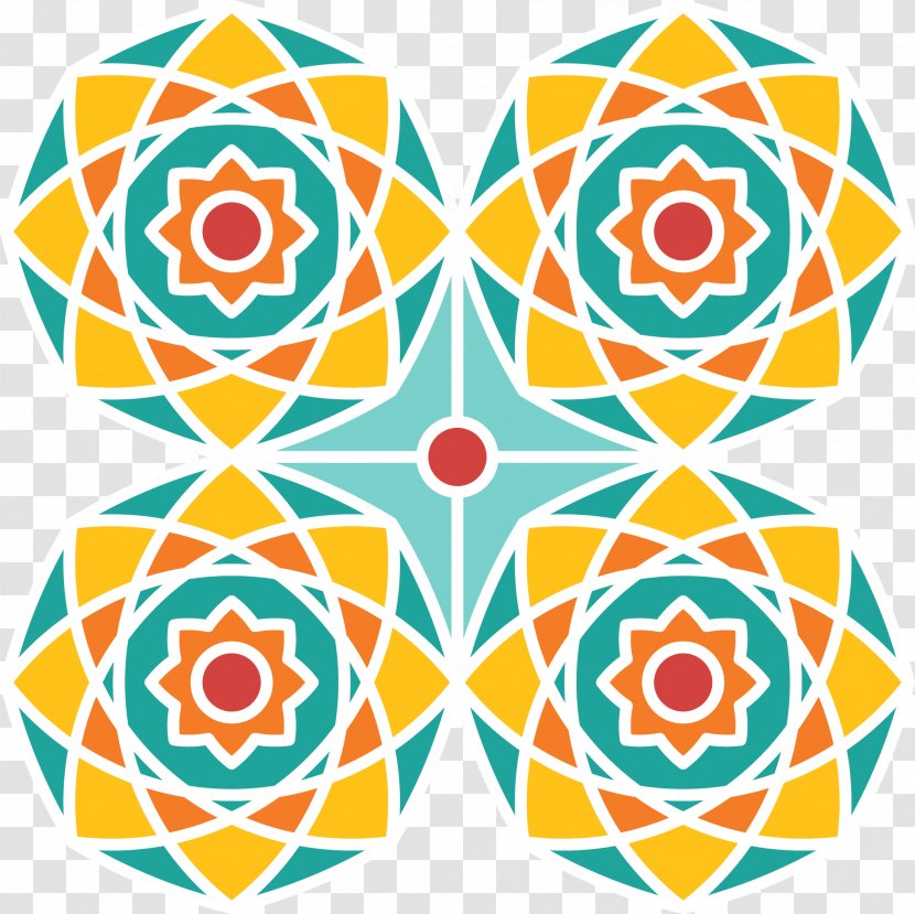 Orange Garland Euclidean Vector - Wreath - Symmetric Transparent PNG