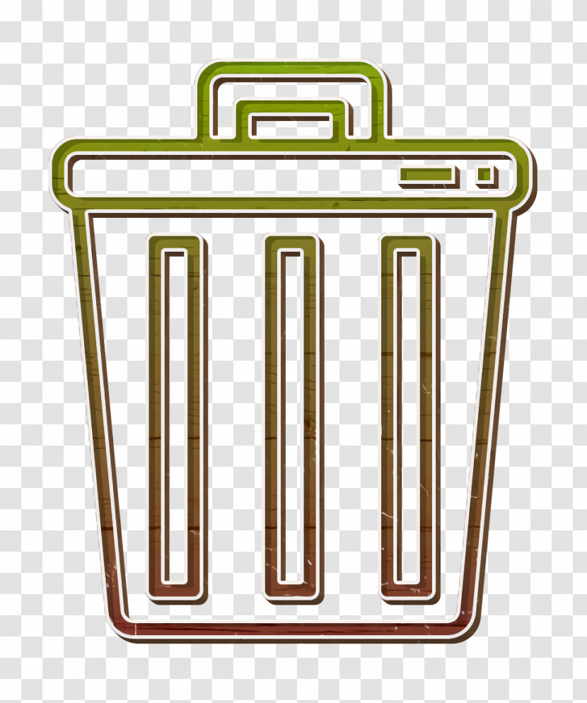 Office Stationery Icon Trash Icon Transparent PNG