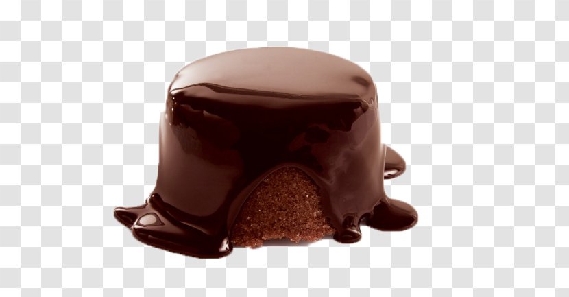 Petit Four Chocolate Cake Ice Cream Hot Gelatin Dessert - Sauce Transparent PNG
