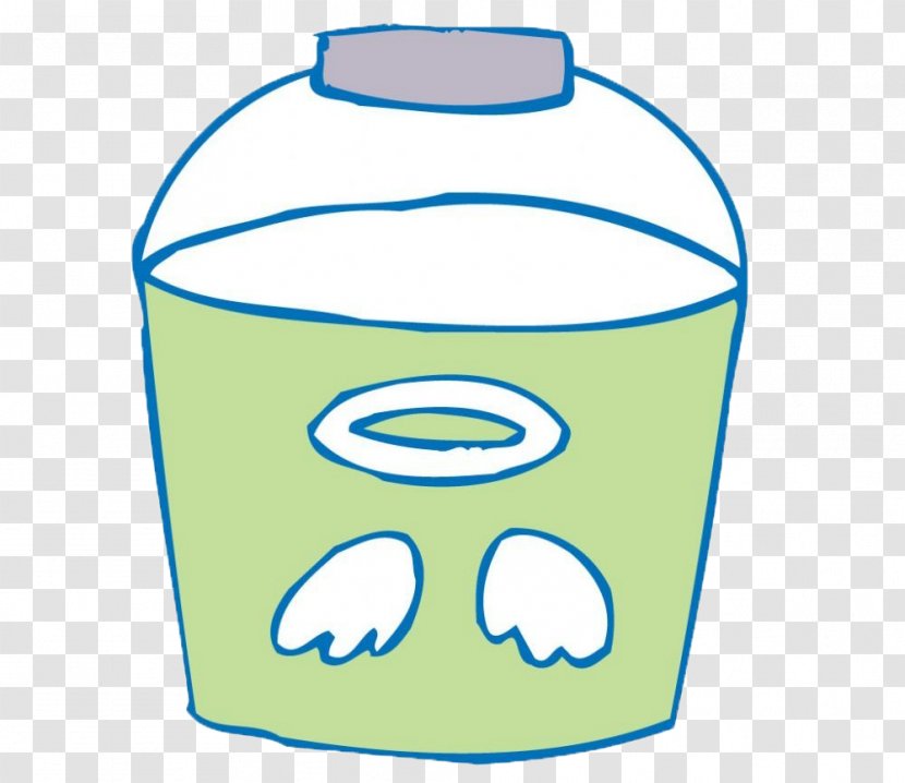 Bucket Cartoon Paint - Photography - Hand-painted Transparent PNG