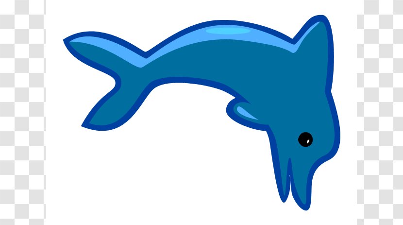 Common Bottlenose Dolphin Cartoon Clip Art - Funny Cliparts Transparent PNG