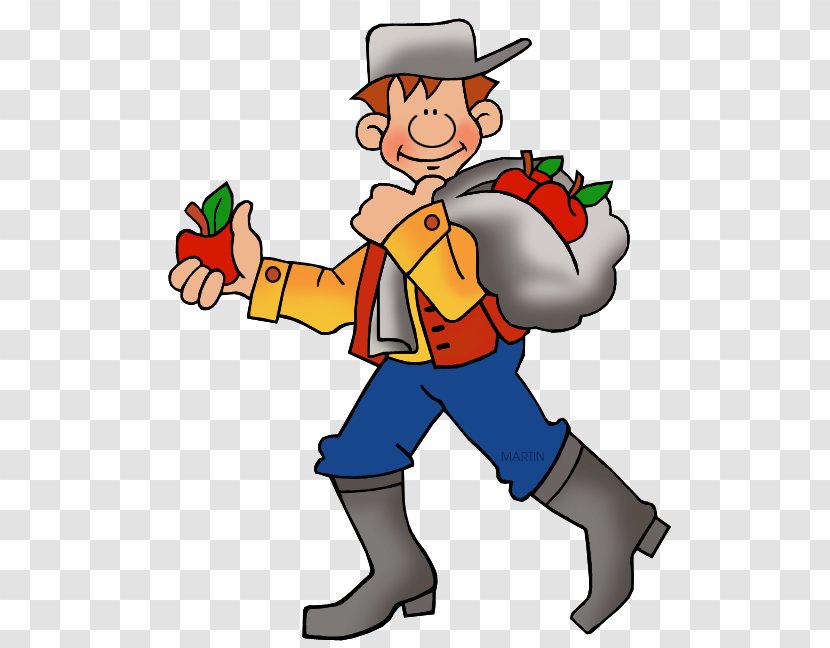 United States Apple Clip Art - Johnny Appleseed Transparent PNG