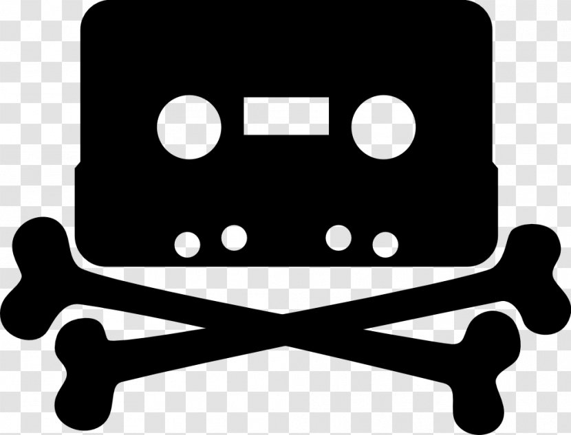Jolly Roger Compact Cassette Piracy Clip Art - Cliparts Transparent PNG