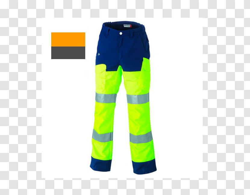 Pants High-visibility Clothing Slip Workwear - Jacket Transparent PNG