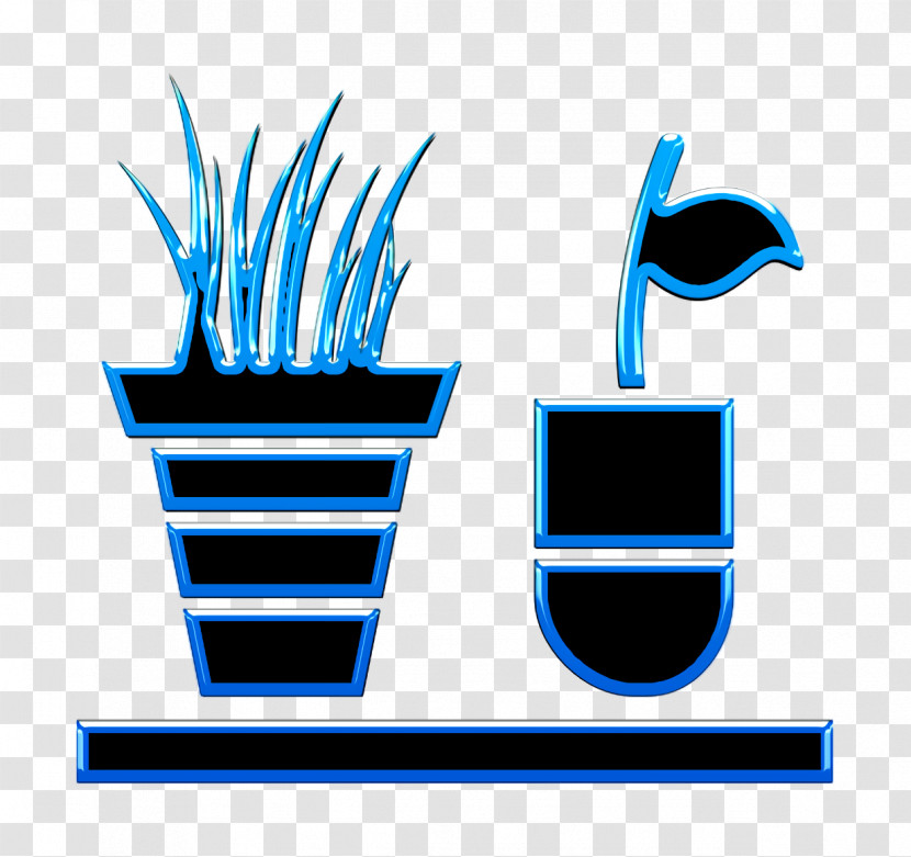 House Things Icon Nature Icon Plants Pots Icon Transparent PNG