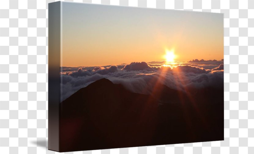 Haleakalā Gallery Wrap Canvas Stock Photography - Printing - Sunrise Over Sea Transparent PNG