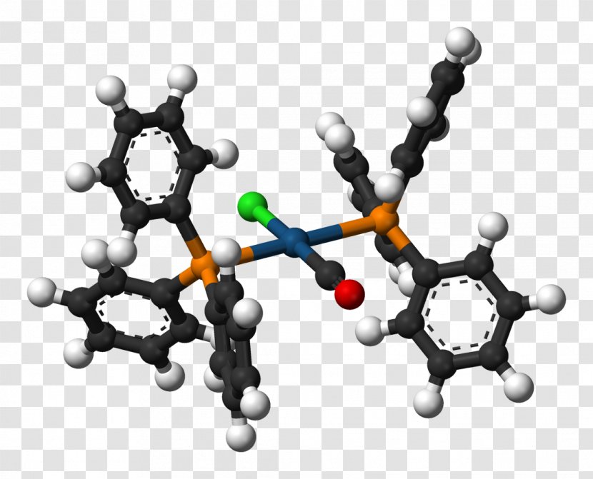 Vaska's Complex Coordination Triphenylphosphine Chemical Compound Chemistry - Molecule - Information Transparent PNG