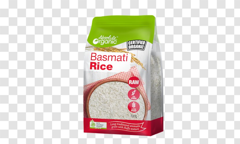 Basmati Organic Food Jasmine Rice Cereal - Ingredient Transparent PNG