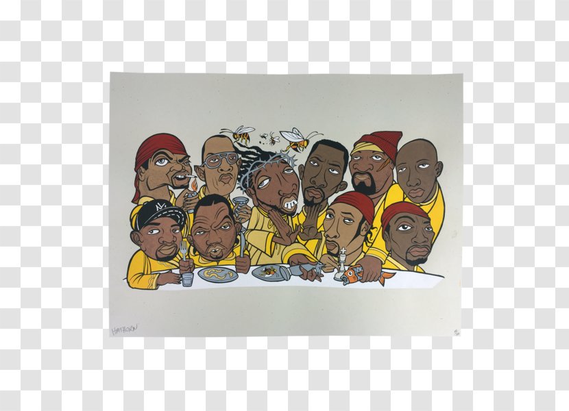 Wu-Tang Clan Comics The Swarm W - Silhouette - Last Supper Transparent PNG