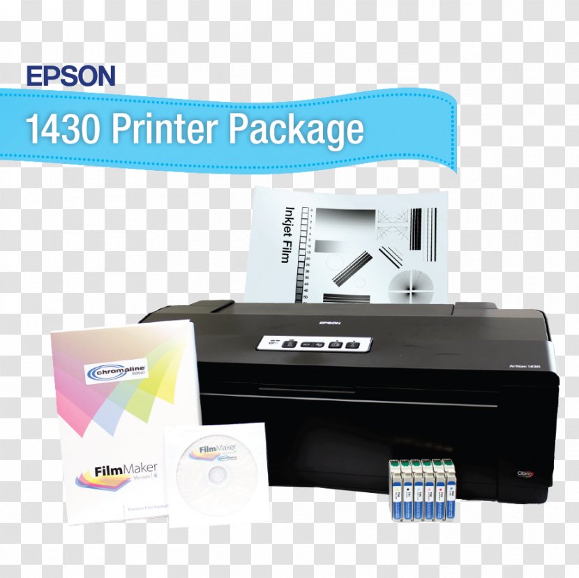 Inkjet Printing Laser Printer Epson Artisan 1430 Paper - Polyvinyl Chloride - Vinyl Transparent PNG
