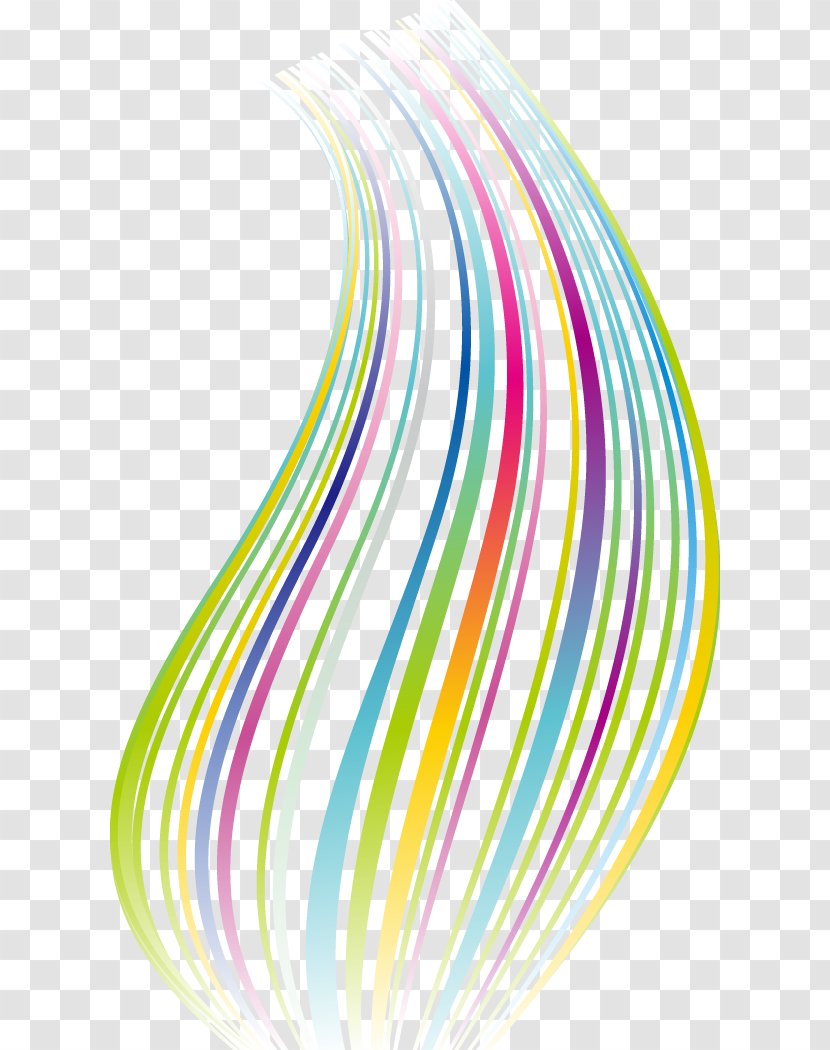 Line Download - Abstraction - Abstract Rainbow Lines Transparent PNG