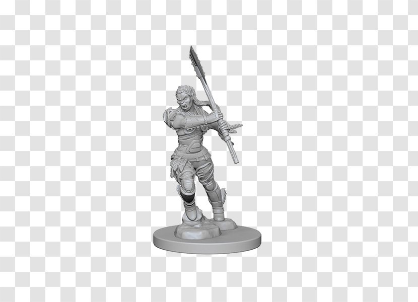Dungeons & Dragons Pathfinder Roleplaying Game Miniature Figure Barbarian Half-orc - Statue - Half Orc Ranger Transparent PNG