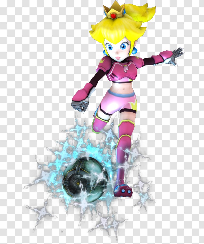 Mario Strikers Charged Super Bros. Princess Peach Daisy - Frame - Shell Advance Transparent PNG