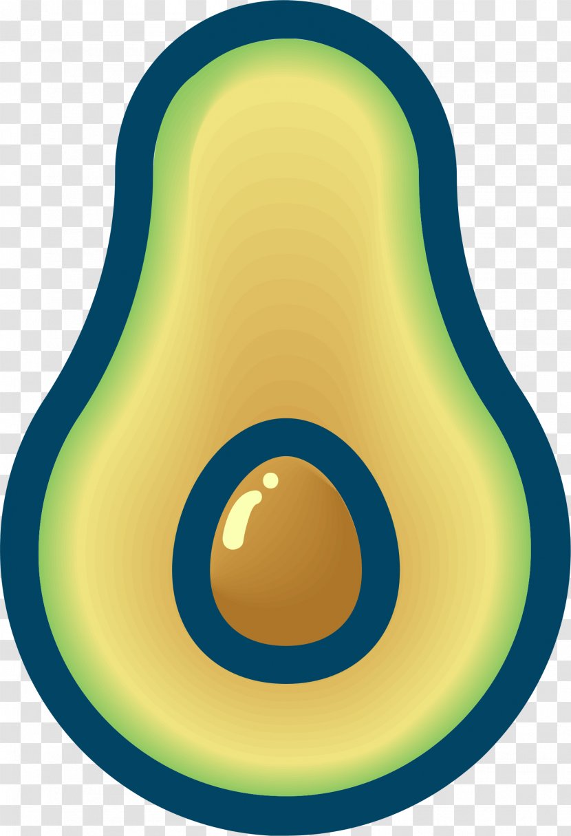 Drawing Clip Art - Yellow - Avocado Transparent PNG
