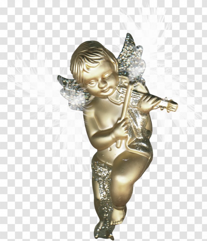 Gold Drawing Art - Classical Sculpture - Angel Transparent PNG