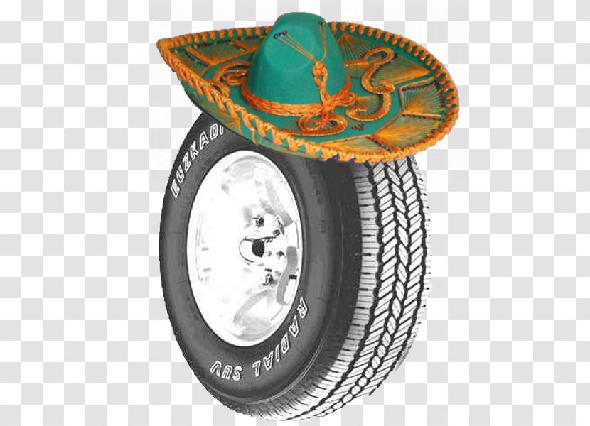 Tires First Wheel Rim Mexican Cuisine - Sombrero Transparent PNG