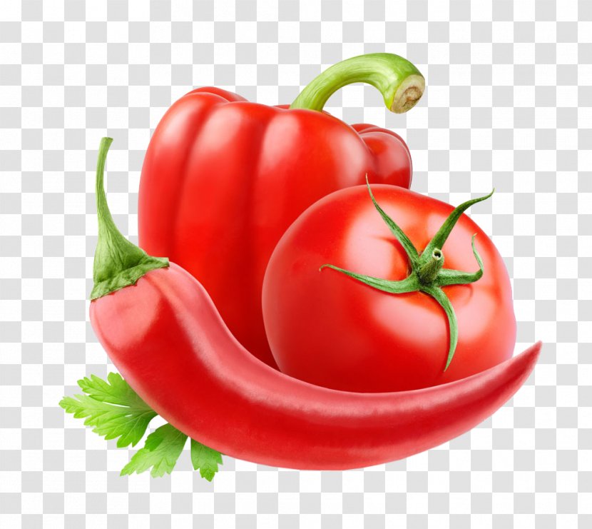 Bell Pepper Cayenne Jalapexf1o Salsa Chili - Red Vegetables Transparent PNG
