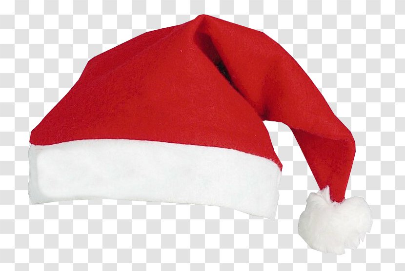 Santa Claus Bonnet Christmas Decoration Knit Cap - Gorro Transparent PNG