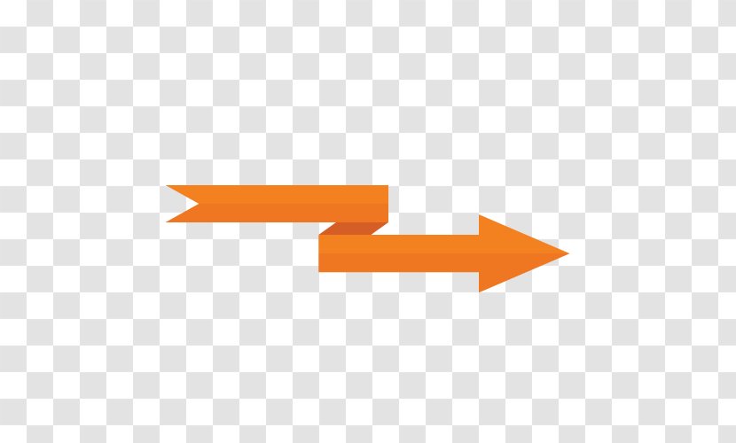 Line Euclidean Vector Arrow - Gradient - Winding Down To The Right Transparent PNG