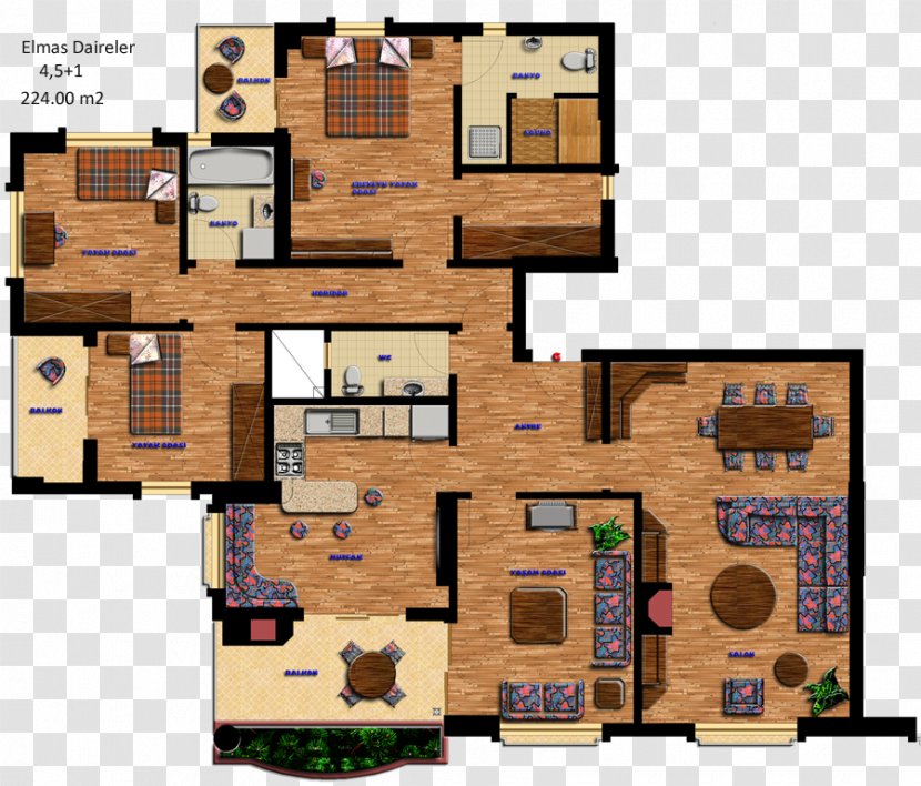Home Floor Plan House Transparent PNG
