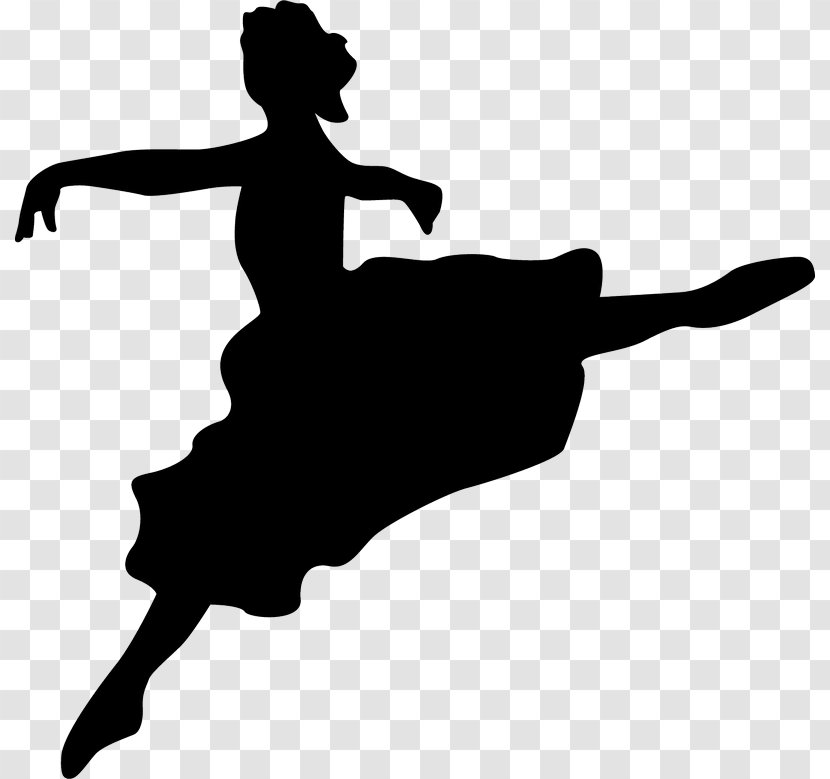 Modern Background - Ballet - Blackandwhite Jumping Transparent PNG