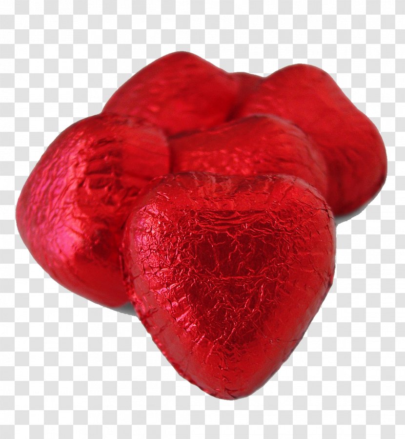 Bonbon Heart Candy Red - Petal - Heart-shaped Chocolate Transparent PNG