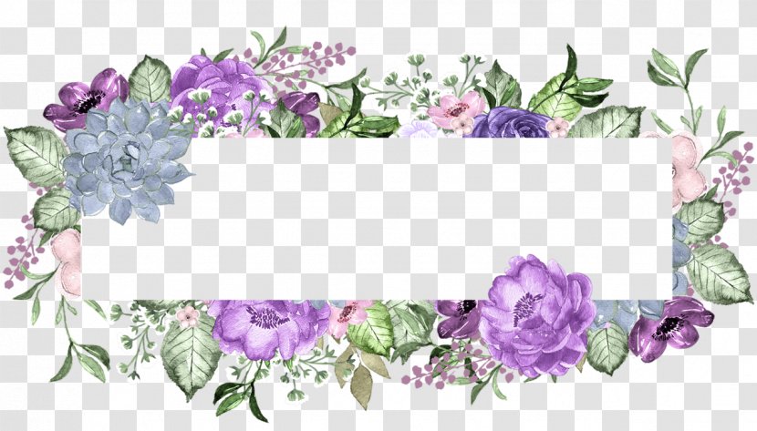 Floral Design Cut Flowers Flower Bouquet - Border - Embellishments Transparent PNG