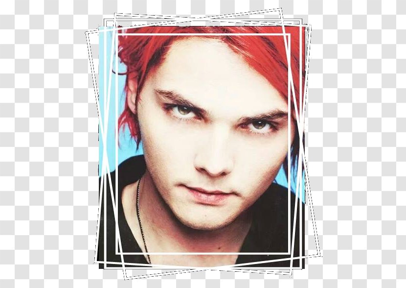 Gerard Way Hairstyle Red Hair - Eyebrow Transparent PNG