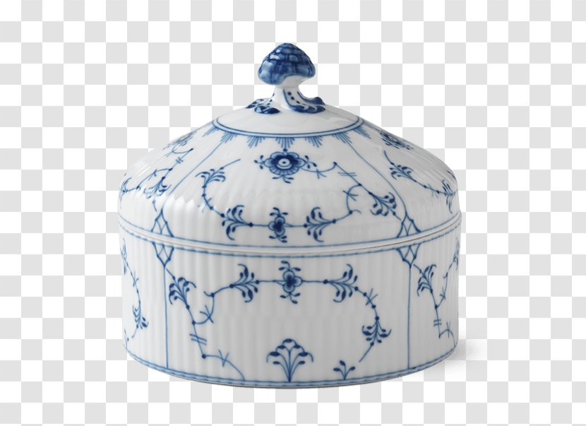 Royal Copenhagen Musselmalet Teacup Jar - Serveware Transparent PNG