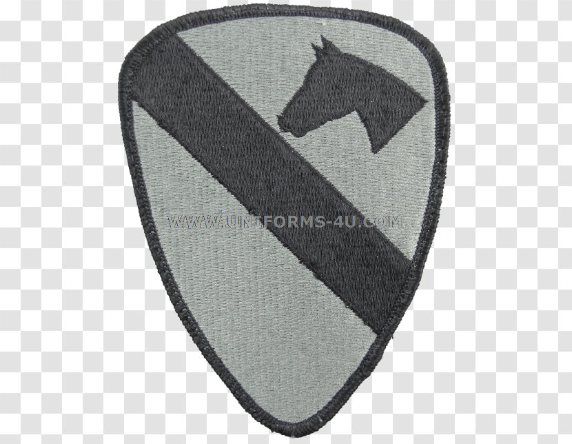 United States Army 1st Cavalry Division Shoulder Sleeve Insignia - Guitar Accessory Transparent PNG