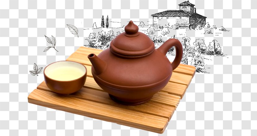 Teapot Anxi County Tieguanyin Chinese Tea - Dinnerware Set Transparent PNG