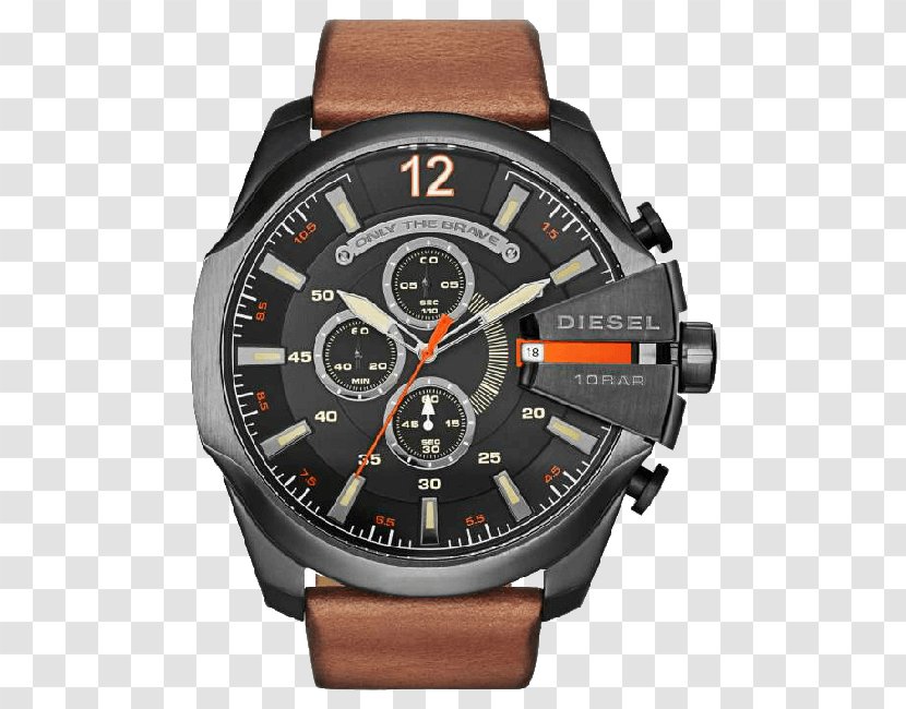 Diesel Mega Chief Chronograph Watch Jewellery - Strap - Men Transparent PNG